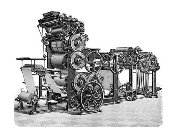 ماشین چاپ فلکسو قدیمی
